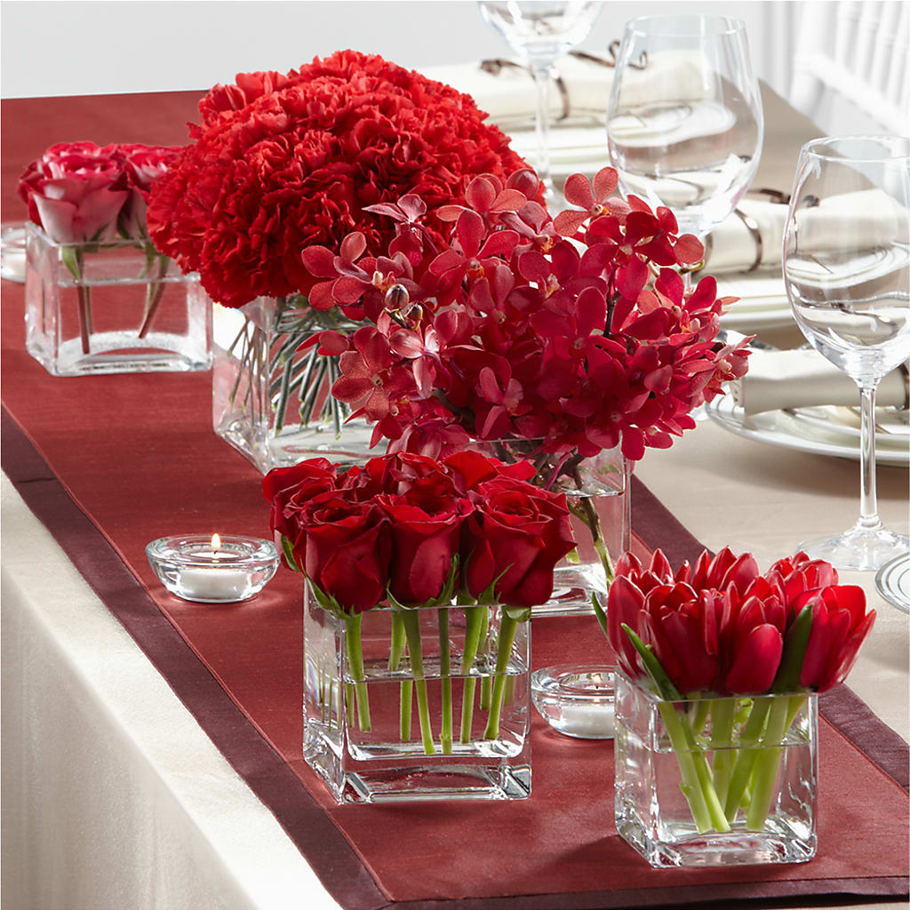 Modern Grace Centerpiece – The Flower Gallery, Linden NJ