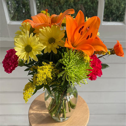 Bold & Bright – A Florist Original –  The Flower Gallery, Linden NJ