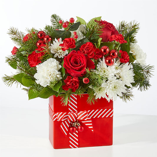 Presents Under the Tree Bouquet –  The Flower Gallery, Linden NJ