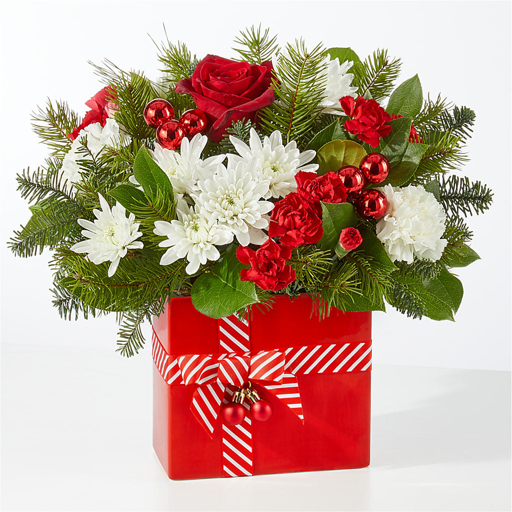 Presents Under the Tree Bouquet –  The Flower Gallery, Linden NJ