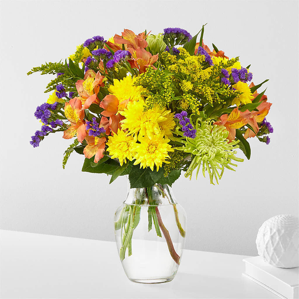 Marmalade Skies Bouquet –  The Flower Gallery, Linden NJ