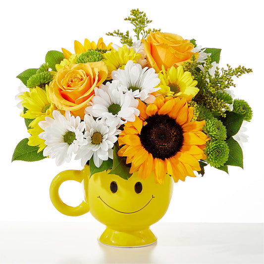 Be Happy Bouquet –  The Flower Gallery, Linden NJ