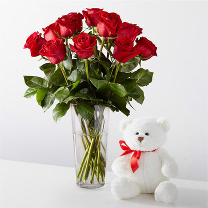 Romantic Long Stem Red Rose Bouquet Bundles –  The Flower Gallery, Linden NJ