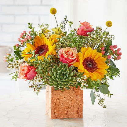 Sunflower Season Bouquet –  The Flower Gallery, Linden NJ