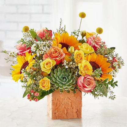 Sunflower Season Bouquet –  The Flower Gallery, Linden NJ