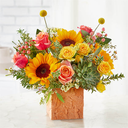 Sunflower Season Bouquet –  The Flower Gallery, Linden NJ