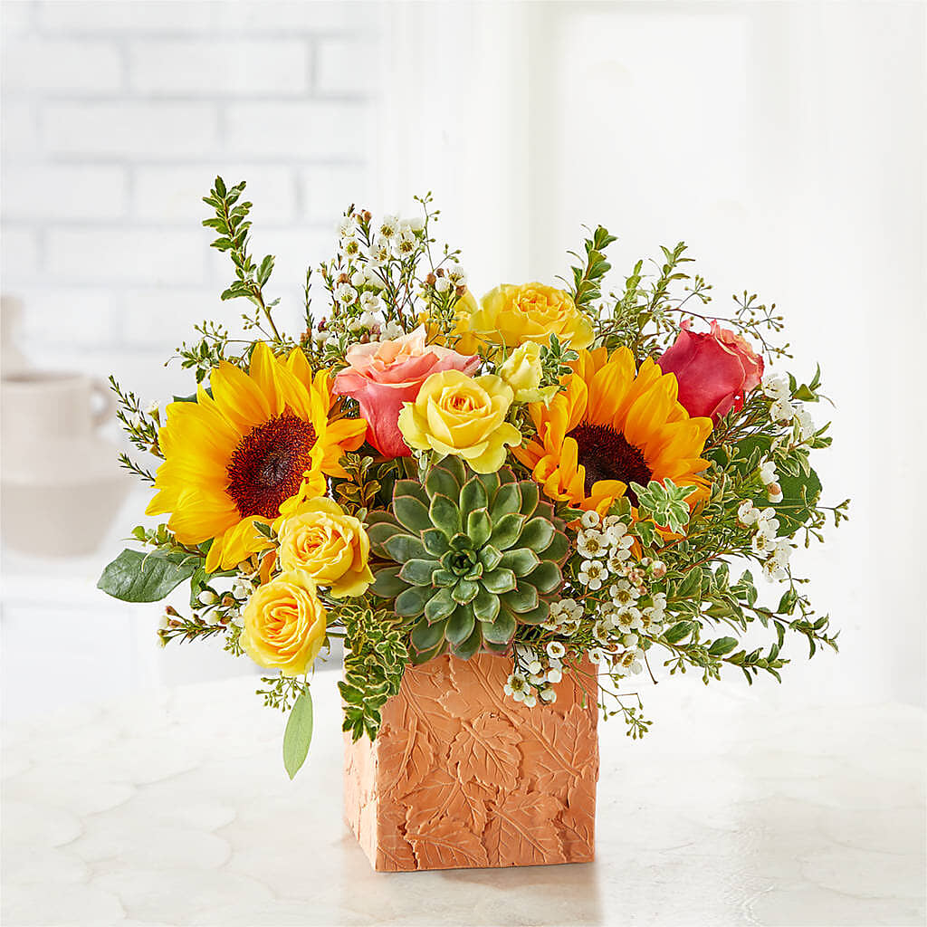 Sunflower Season Bouquet –  The Flower Gallery, Linden NJ