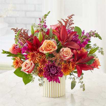 Burgundy Landscape Bouquet –  The Flower Gallery, Linden NJ