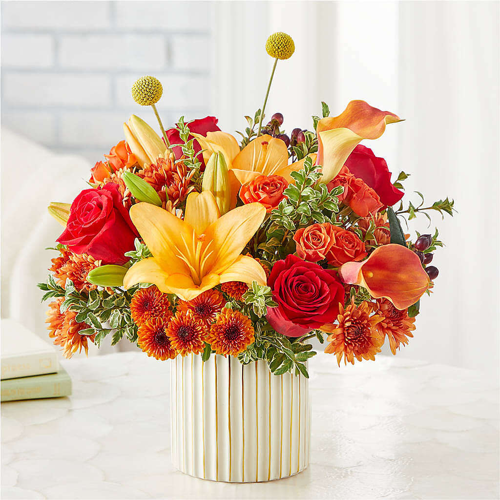 Scarlet Skies Bouquet –  The Flower Gallery, Linden NJ