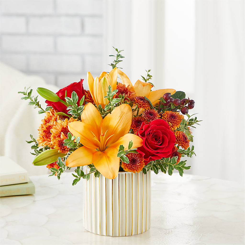 Scarlet Skies Bouquet –  The Flower Gallery, Linden NJ