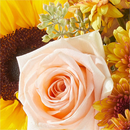 Pumpkin to Talk About Bouquet –  The Flower Gallery, Linden NJ