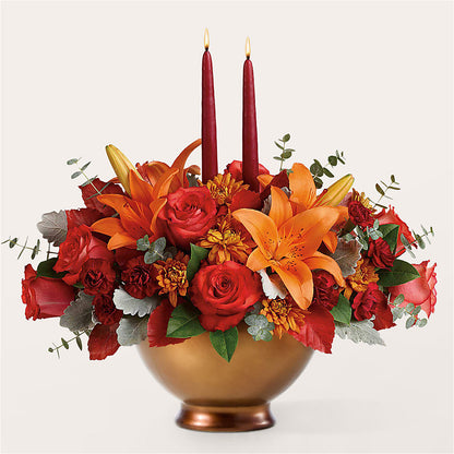 Fruits of Fall Centerpiece –  The Flower Gallery, Linden NJ
