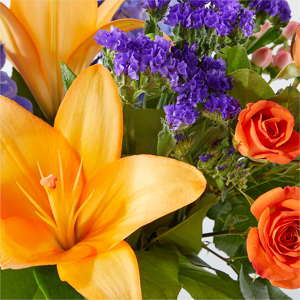 Radiant Citrus Bouquet –  The Flower Gallery, Linden NJ