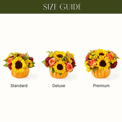 Golden Gourd Pumpkin Bouquet –  The Flower Gallery, Linden NJ