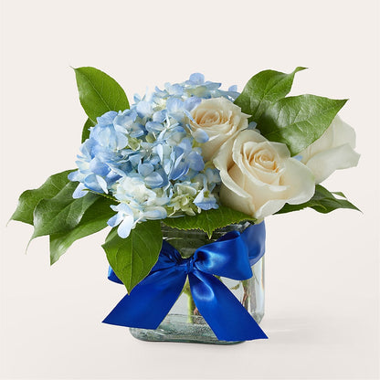 Sky Blue Delight Bouquet –  The Flower Gallery, Linden NJ
