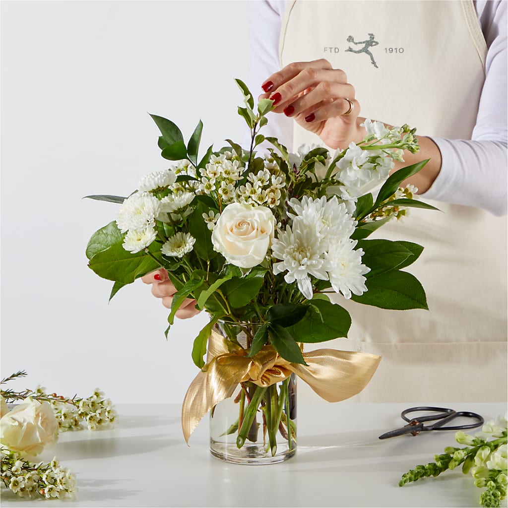 New Beginnings – A Florist Original –  The Flower Gallery, Linden NJ
