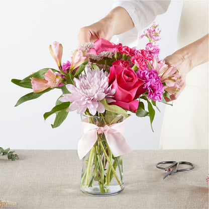 Pink Ribbon - A Florist Original –  The Flower Gallery, Linden NJ