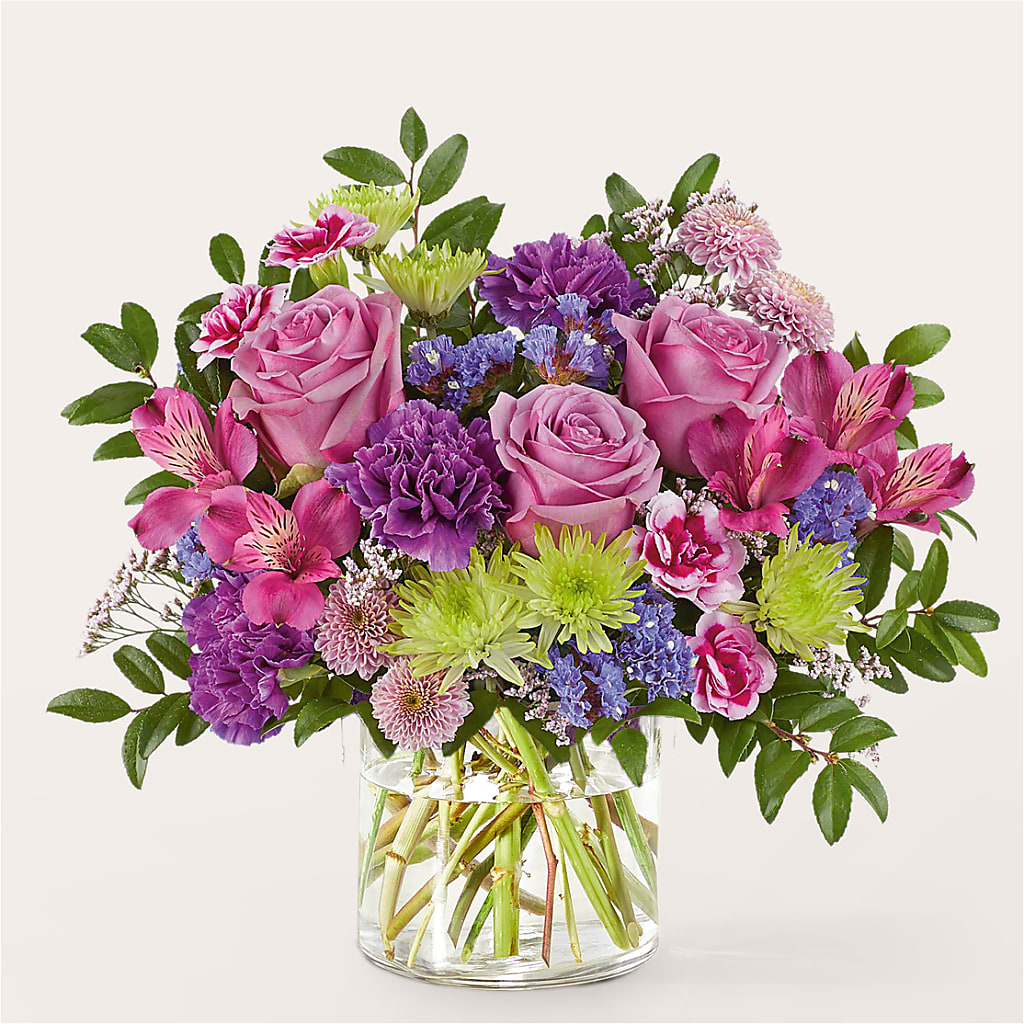 Glass Half Full Bouquet –  The Flower Gallery, Linden NJ