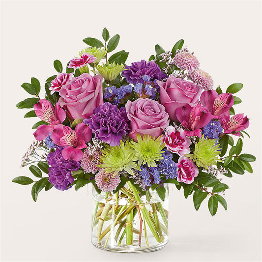Glass Half Full Bouquet –  The Flower Gallery, Linden NJ