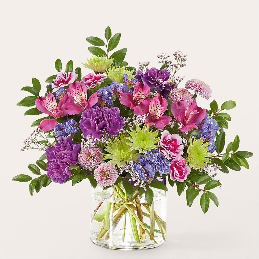 Glass Half Full Bouquet –  The Flower Gallery, Linden NJ