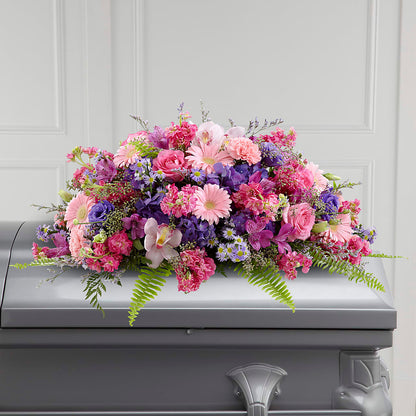 Glorious Garden Casket Spray –  The Flower Gallery, Linden NJ