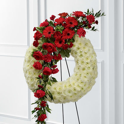 Graceful Tribute Wreath –  The Flower Gallery, Linden NJ