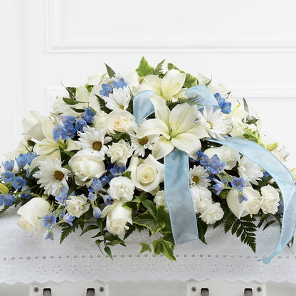 Tender Treasure Casket Spray –  The Flower Gallery, Linden NJ