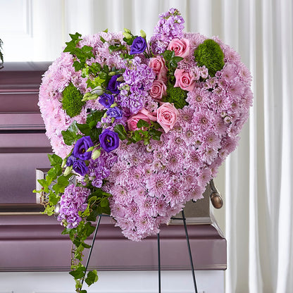Treasured Love Standing Heart –  The Flower Gallery, Linden NJ