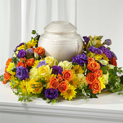 Blossoms of Remembrance Cremation Adornment –  The Flower Gallery, Linden NJ