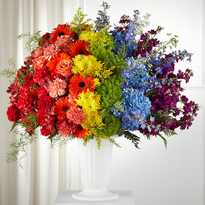Pride & Unity Arrangement –  The Flower Gallery, Linden NJ
