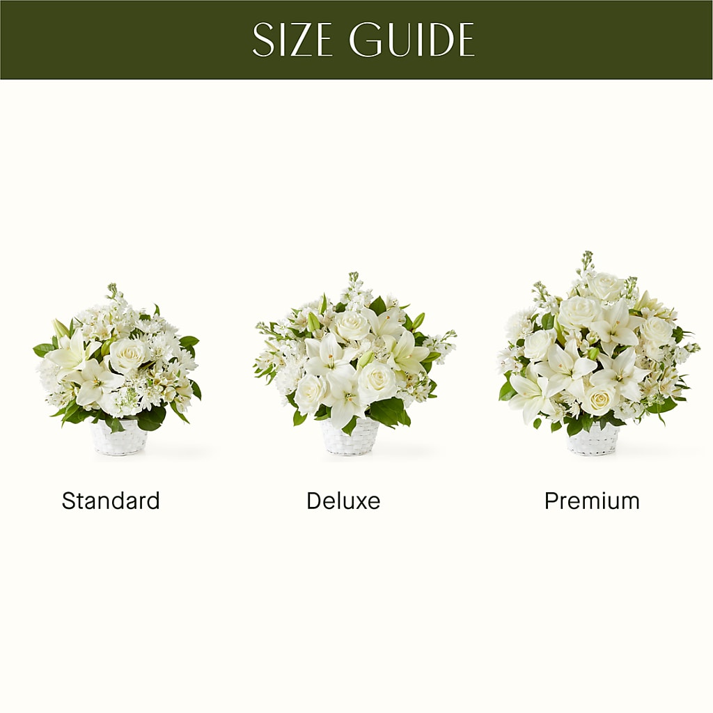 Peaceful Reflections Arrangement –  The Flower Gallery, Linden NJ