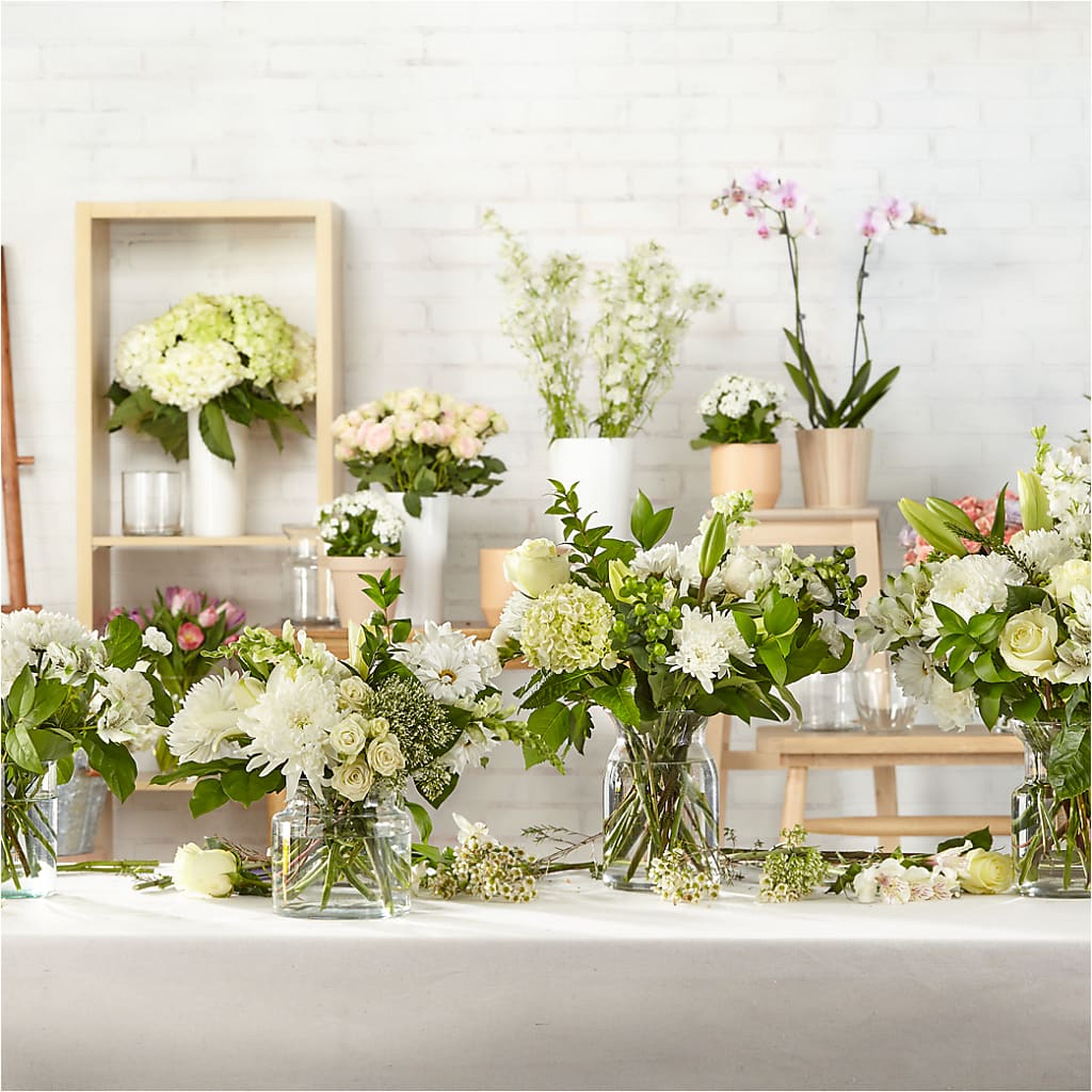 Classic Ivory – A Florist Original –  The Flower Gallery, Linden NJ