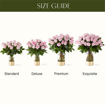 Picture Perfect Pink Rose Bouquet –  The Flower Gallery, Linden NJ