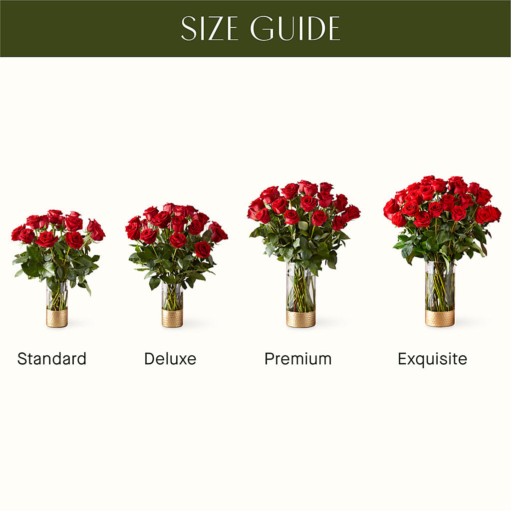 Classic Love Red Rose Bouquet –  The Flower Gallery, Linden NJ