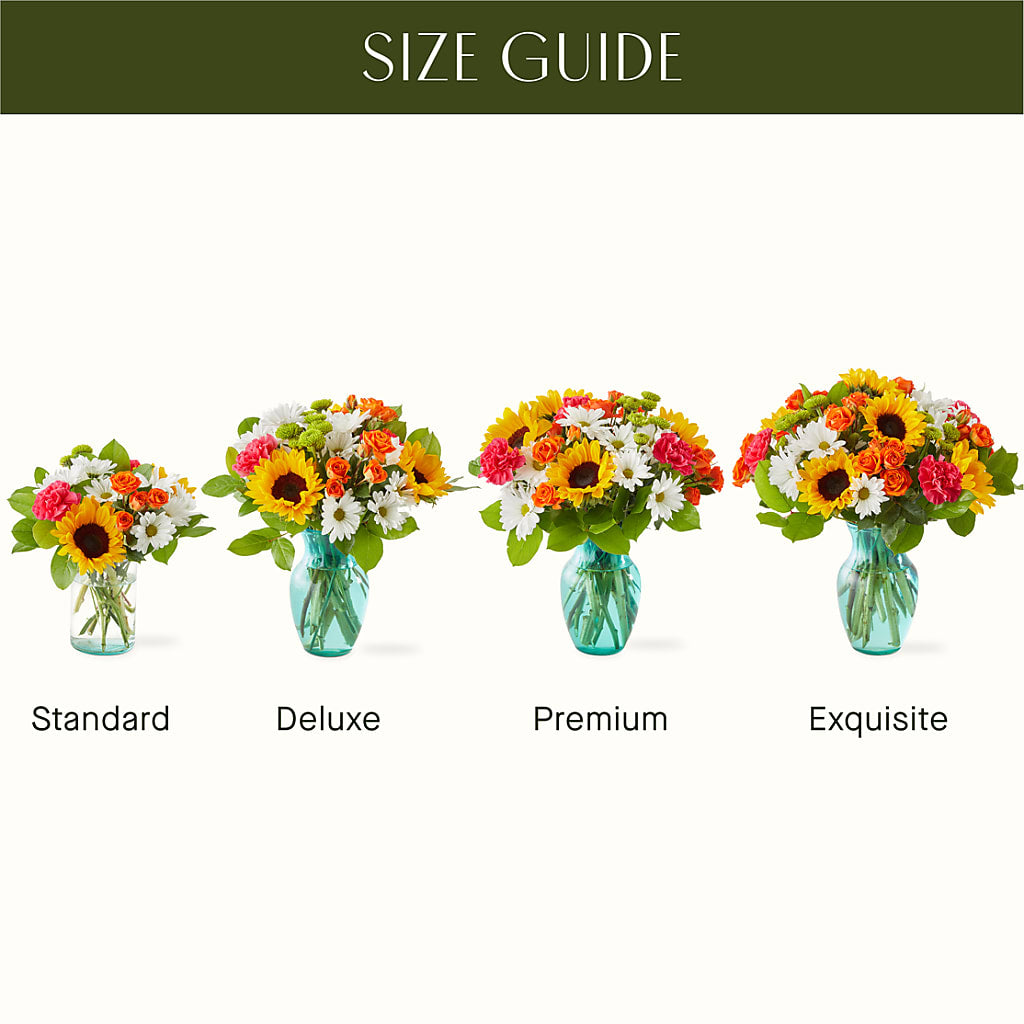 Sun-drenched Blooms Bouquet –  The Flower Gallery, Linden NJ