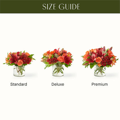 Crimson Leaves Bouquet –  The Flower Gallery, Linden NJ