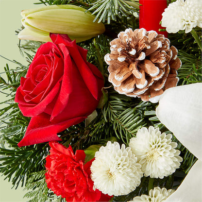 Seasonal Festivities Centerpiece –  The Flower Gallery, Linden NJ