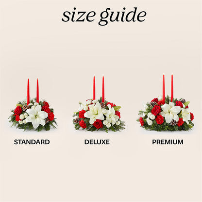 Seasonal Festivities Centerpiece –  The Flower Gallery, Linden NJ