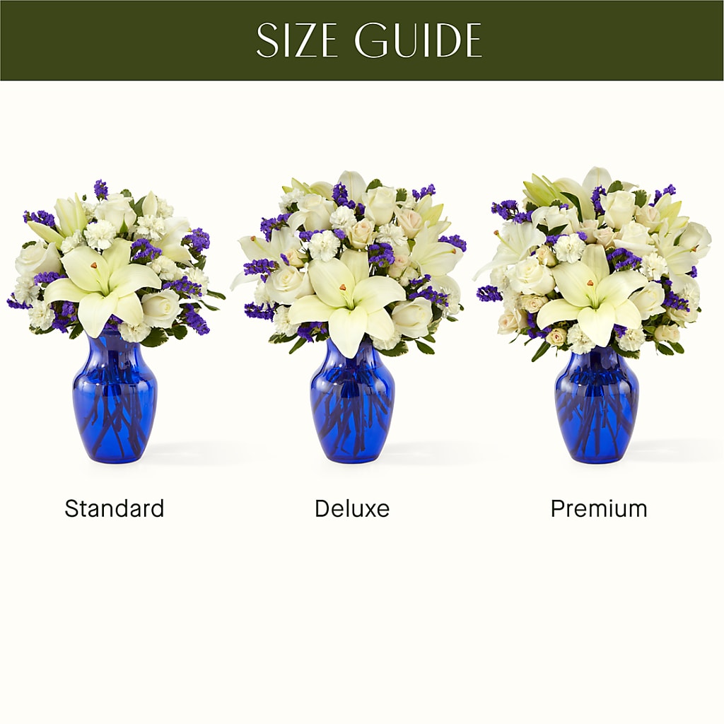 Sapphire Rush Bouquet –  The Flower Gallery, Linden NJ