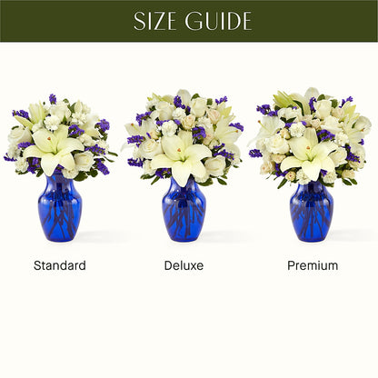 Sapphire Rush Bouquet –  The Flower Gallery, Linden NJ
