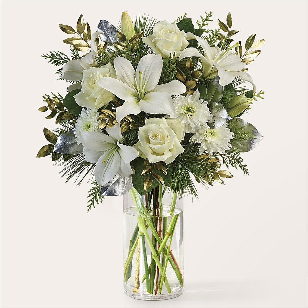 Wintry Mix Bouquet –  The Flower Gallery, Linden NJ