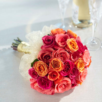 Sweet Roses Bouquet –  The Flower Gallery, Linden NJ