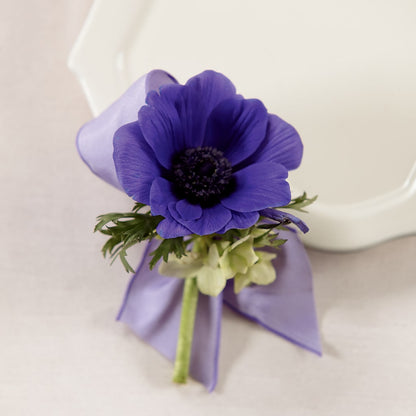 Purple Passion Boutonniere –  The Flower Gallery, Linden NJ