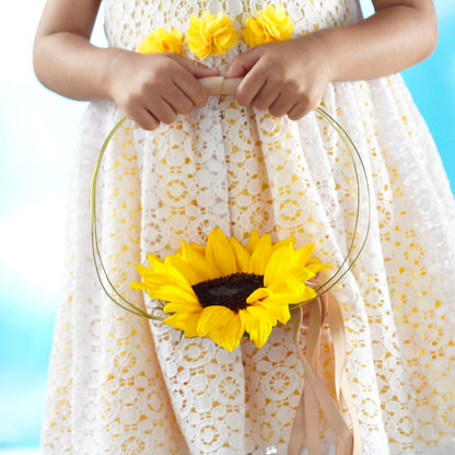 Sweet Sunshine Flower Girl Bouquet –  The Flower Gallery, Linden NJ