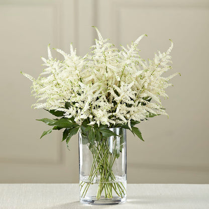 White Astilbe Bouquet –  The Flower Gallery, Linden NJ
