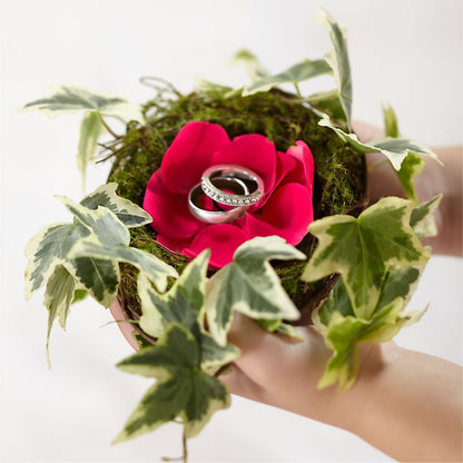 Lila Rose Ring Nest –  The Flower Gallery, Linden NJ