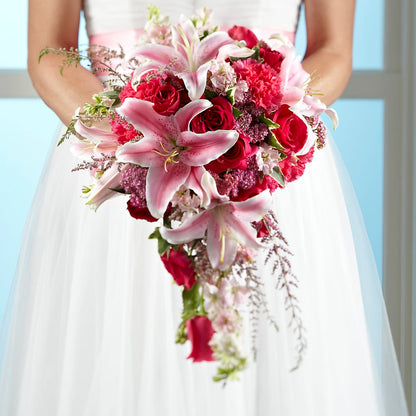 Lily & Rose Bouquet –  The Flower Gallery, Linden NJ