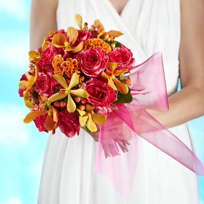Brilliant Shades of Love Bouquet –  The Flower Gallery, Linden NJ