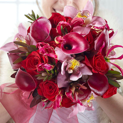 Heart of Hearts Bouquet –  The Flower Gallery, Linden NJ