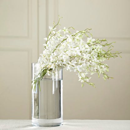 White Dendrobium Bouquet –  The Flower Gallery, Linden NJ